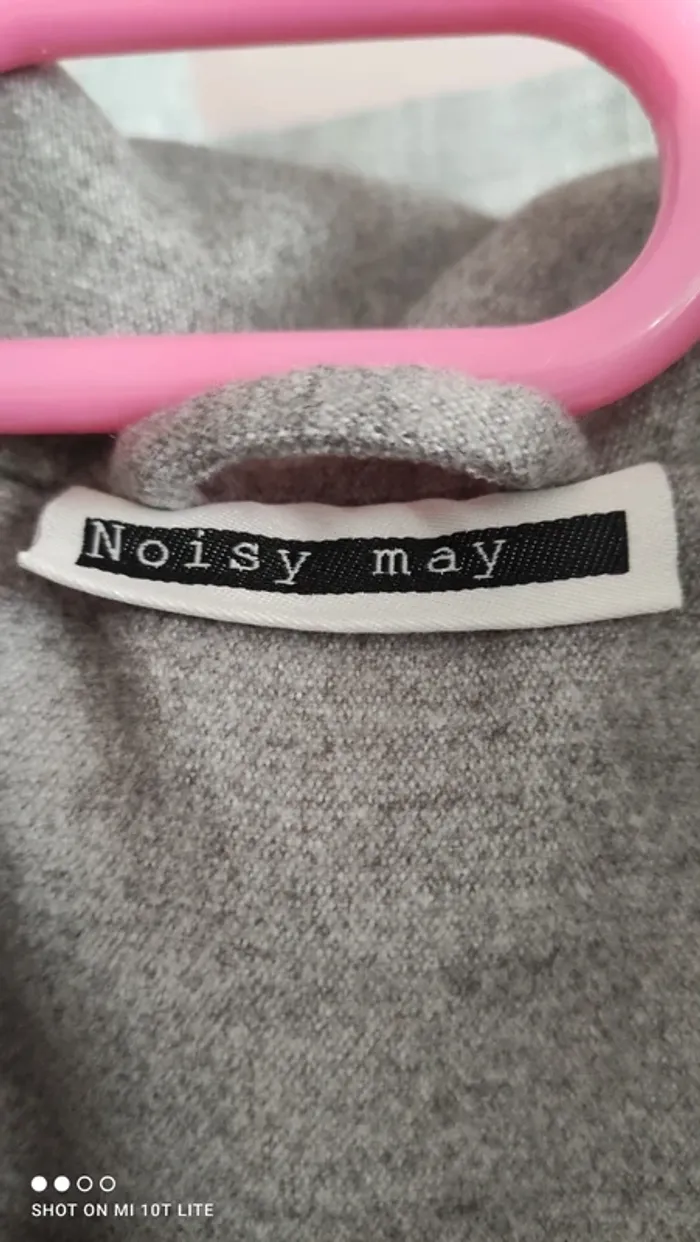 Manteau gris noisy may - photo numéro 5