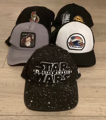 Casquette ( gohan, QuickSilver, star wars, équipe de hockey )