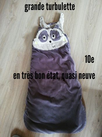 Turbulette jusqu au 3ans