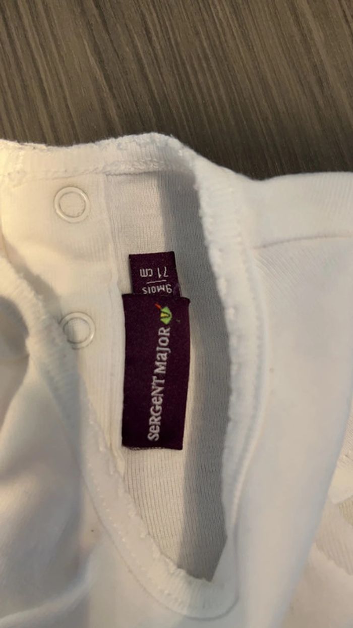 Magnifique bodie fille sergent major 9 mois neuf - photo numéro 3