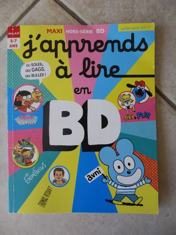 Magazine enfant « J’apprends à lire » en BD - Milan