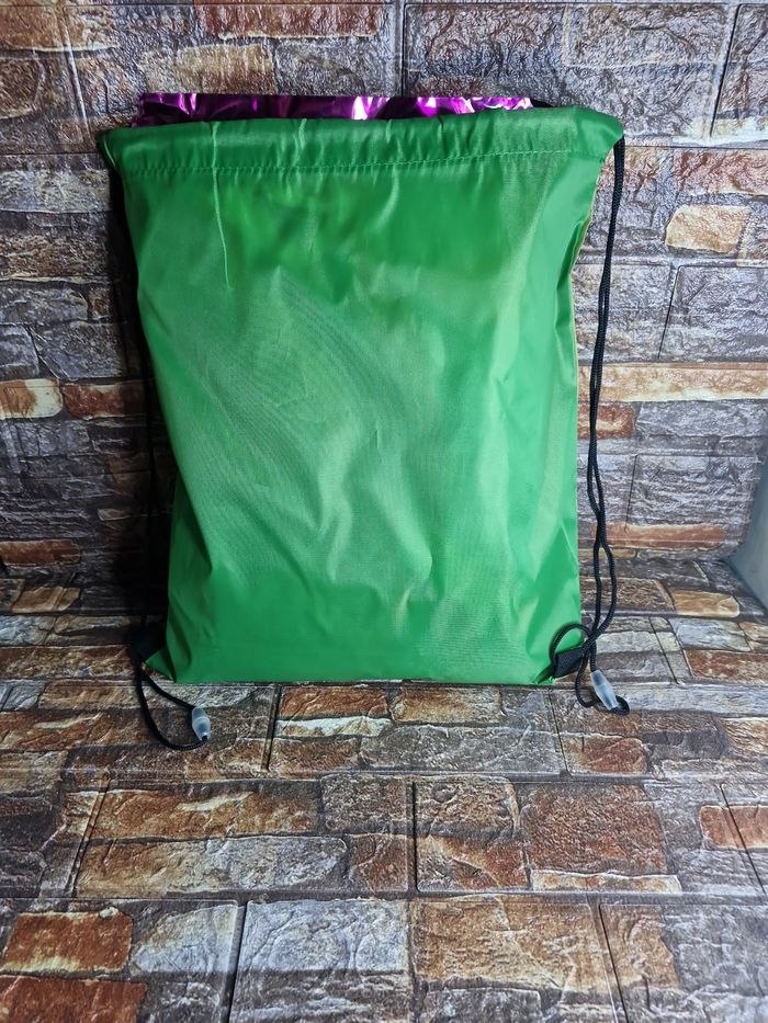 Sac de sport Minecraft Creeper vert – sac à cordons enfant gamer - photo numéro 4