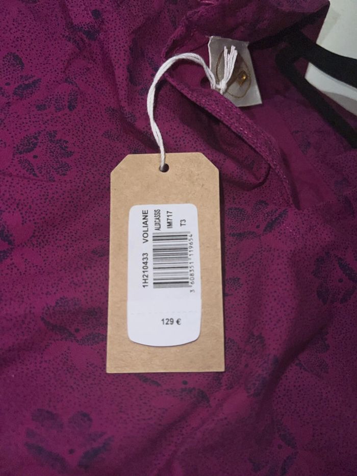 Blouse à fleurs Des Petits Hauts Avec Volants Taille 42 - photo numéro 10