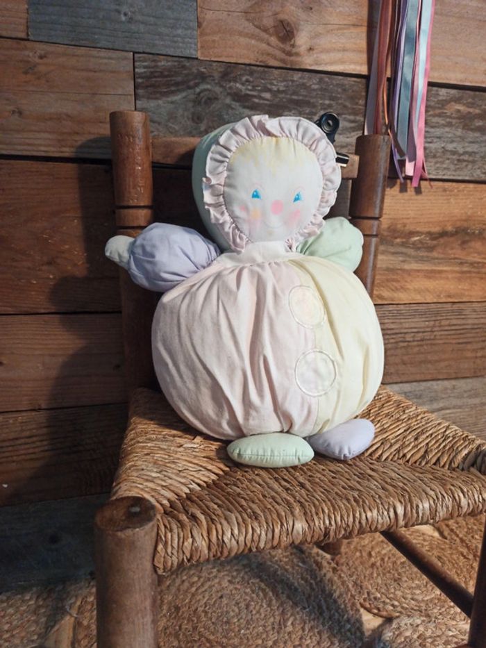 Peluche poupée chiffon Mundia vintage - photo numéro 2
