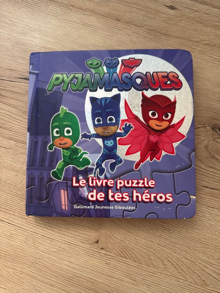 Le livre puzzle des tes héros pyjamasque