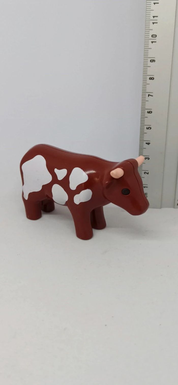 Vache marron playmobil 123