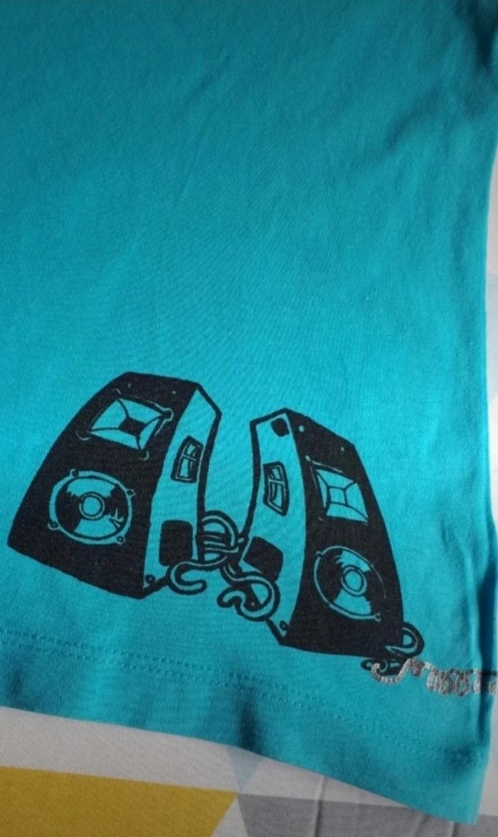 💎 Sublime Tshirt turquoise (5 ans) 💎 - photo numéro 4