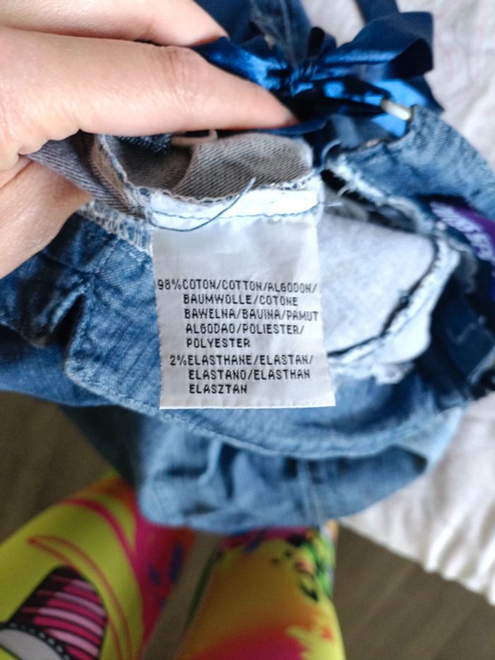 Robe en jean sans bretelle taille m - photo numéro 6