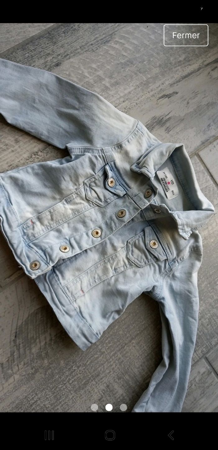 Veste en jeans 4 ans