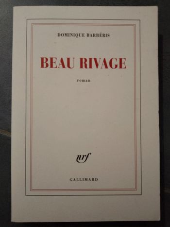 Livre de Dominique Barbéris