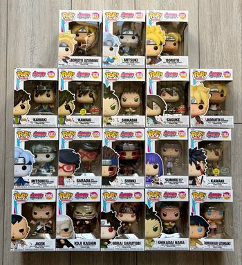 Lot de 18 Figurines Funko Pop Manga Boruto 