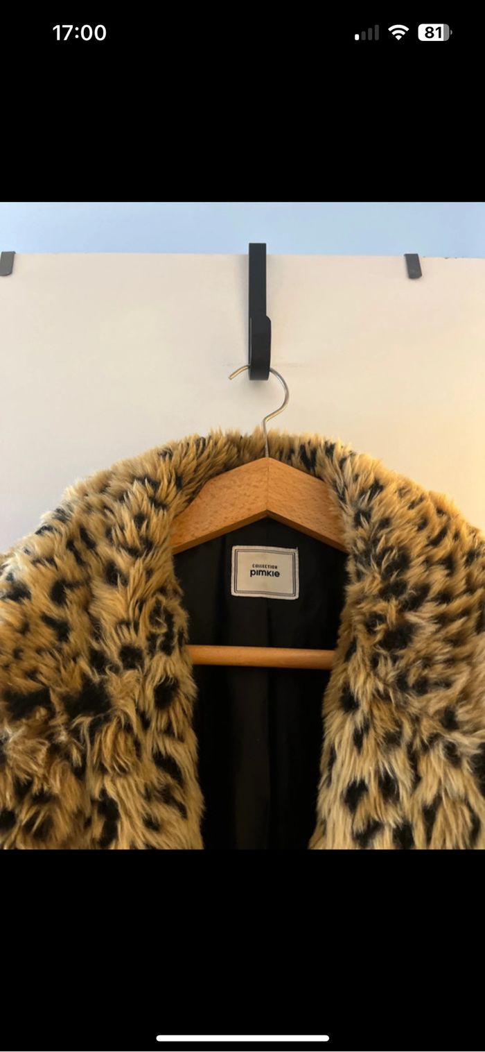Manteau en fourrure léopard Pimkie - photo numéro 3