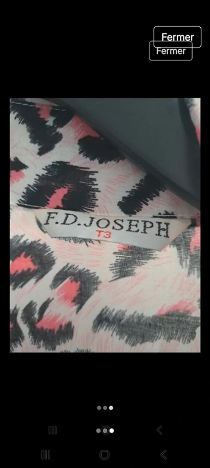 Chemise léopard F.D Joseph 40 - photo numéro 3