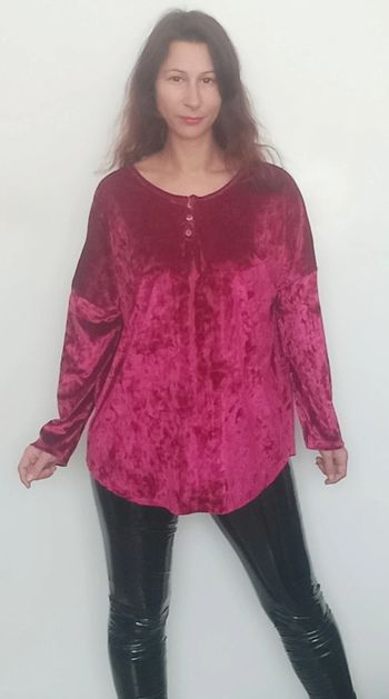 Haut velours chic doux taille 46/48