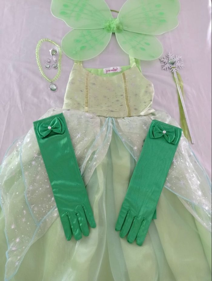 Déguisement fée verte et accessoires 6ans