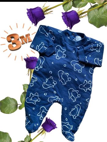 Pyjama chaud- bleu - mixte