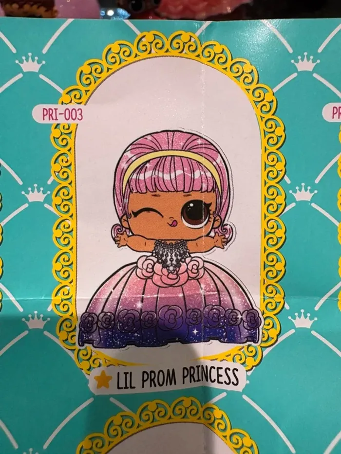 Poupée lol baby princess/ lil prom princess - photo numéro 2