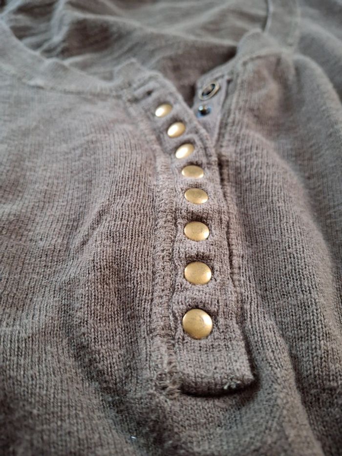 Pull fin Zara kaki taille M - photo numéro 4