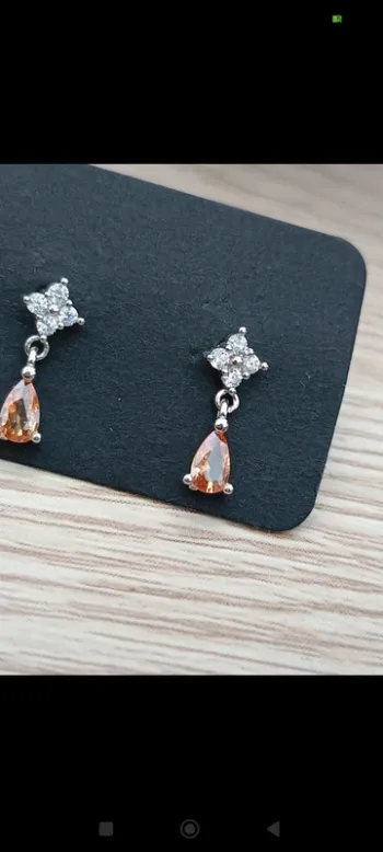 Boucles d'oreilles étoile avec pampilles argent 925