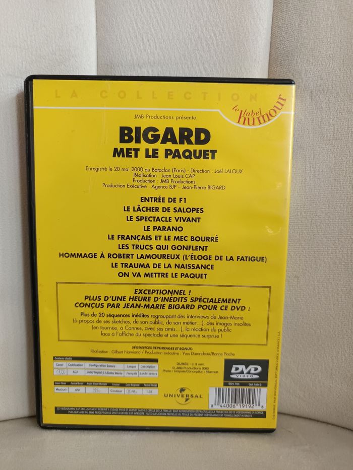 Lot Dvd " Jean Marie Bigard " - photo numéro 3