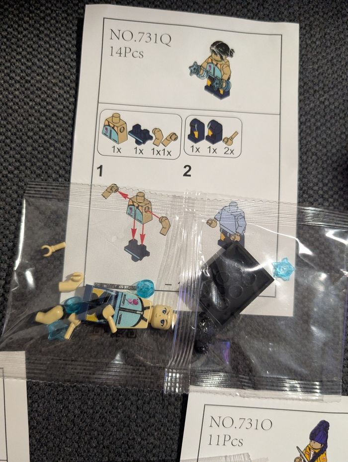 Lot figurines a construire Kpop demon hunter neuves - photo numéro 5