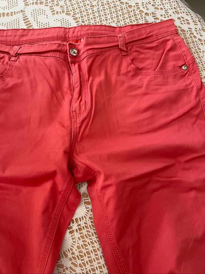Pantalon orange femme