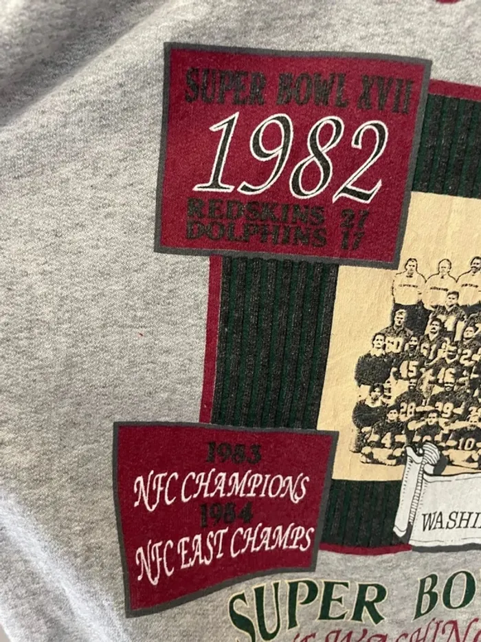 Vintage 1993 Washington Redskins NFL Crewneck XL Made in USA 🇺🇸 - photo numéro 7