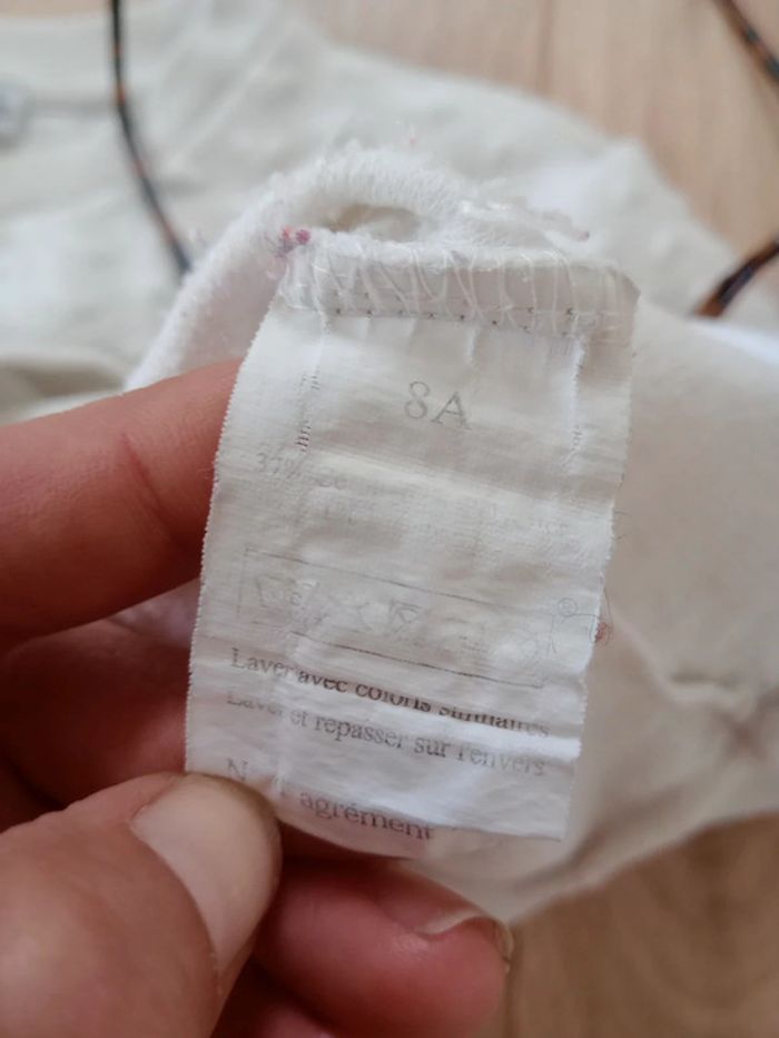 Sweat fille 8 ans "jolie"cœur blanc c64 - photo numéro 6