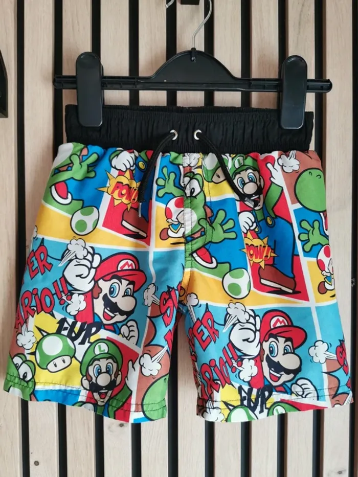 Maillot de bain Mario bros 4/5 ans - photo numéro 2