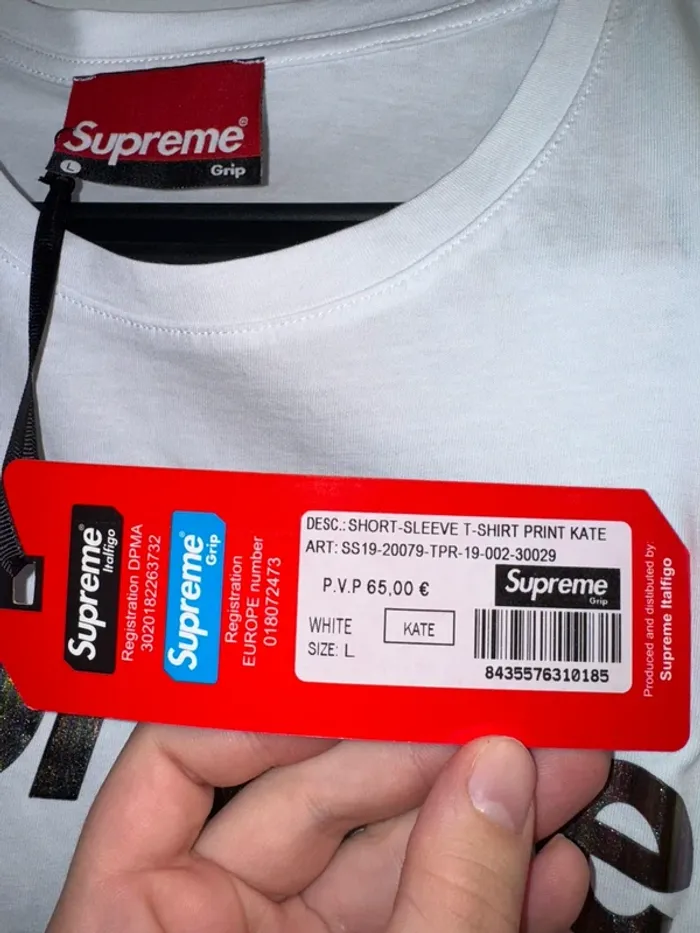 Tee shirt Supreme Blanc Femme Taille L - photo numéro 7