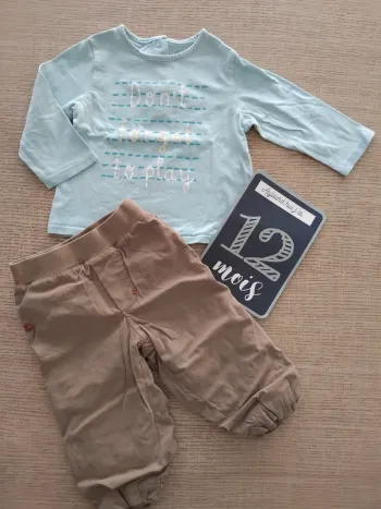 Ensemble 12 mois / 80 cm