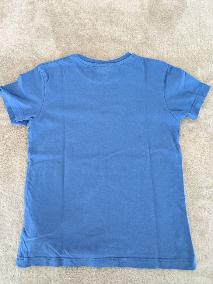 T-shirt Bleu Tape à l'Œil - photo numéro 3