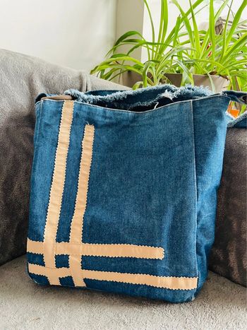 Sac fourre  tout en jean