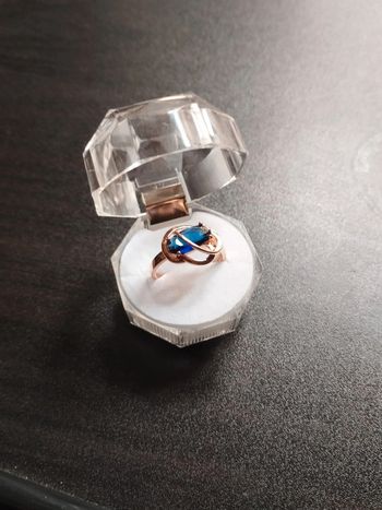 Bague vintage femme avec coffret cadeau