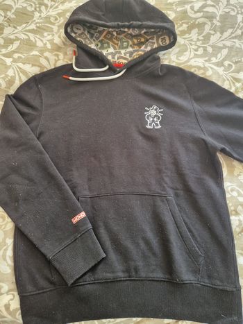 Sweat a capuche noir Monopoly, Celio, taille S