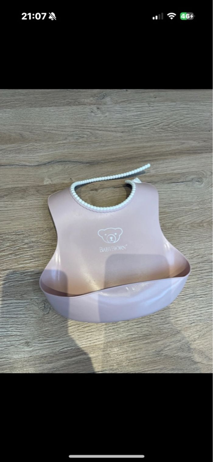 Bavoir en plastique lavable