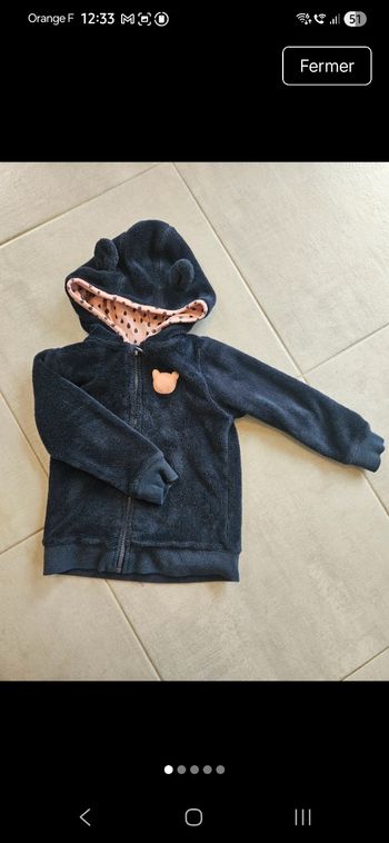 Veste polaire 4 ans