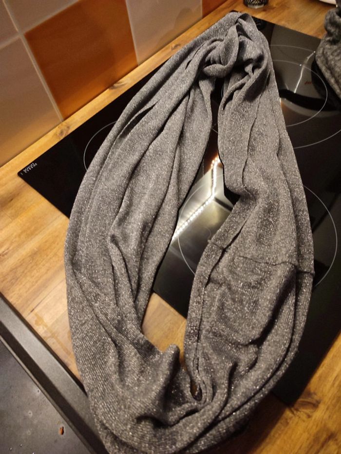 Snood argenté - photo numéro 3