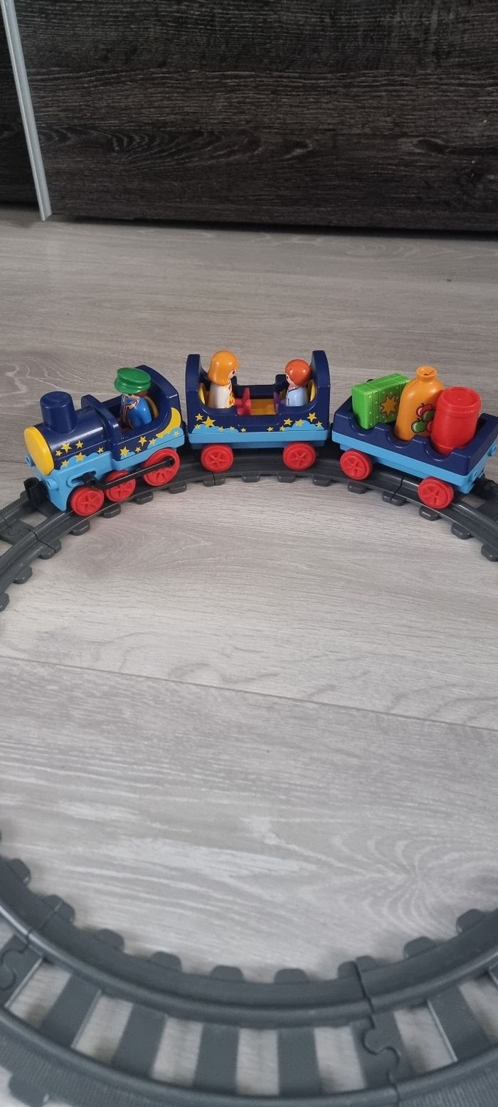 Playmobil 6880 Train étoilé avec passagers et Rails - photo numéro 2