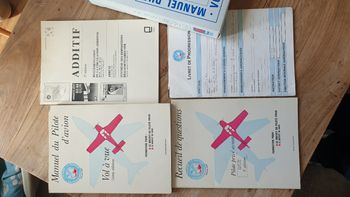 Collection coffret complet du manuel de pilote d avion civil