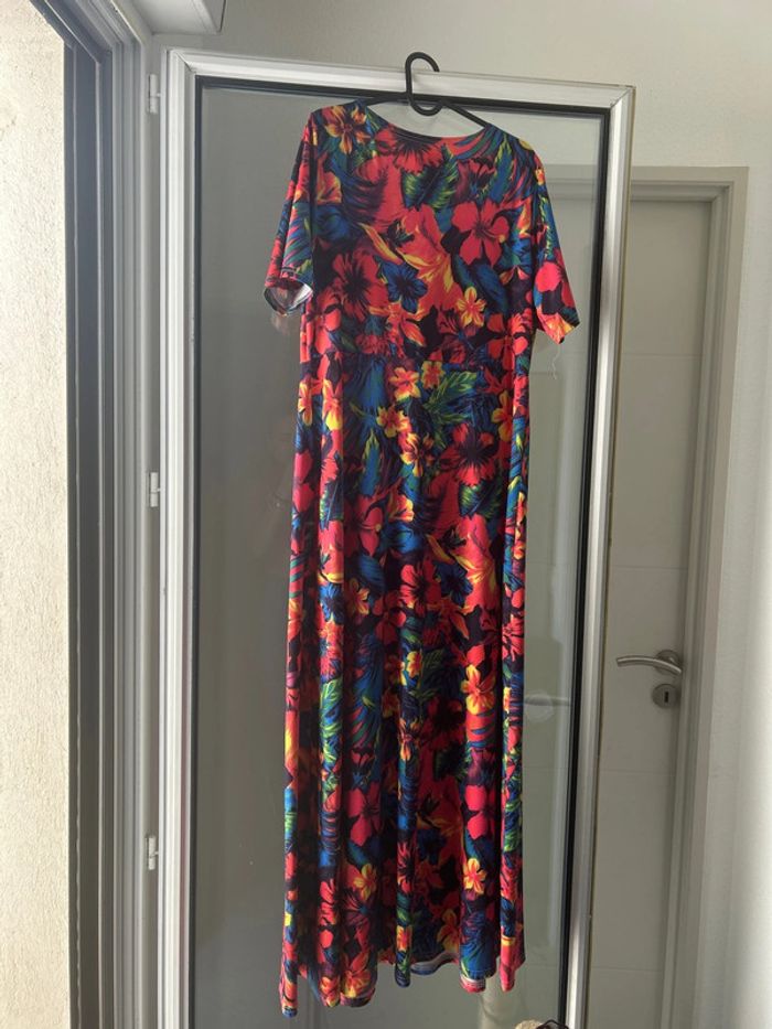 Robe longue multicolore taille 46 - photo numéro 2