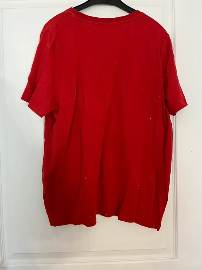 T-shirt over size rouge - photo numéro 2