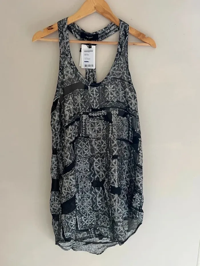 Robe argentée Isabel Marant
