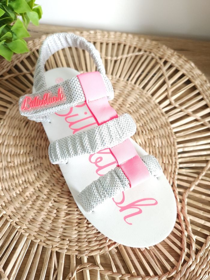 Sandales à bride arrière Argentée/Rose fushia Billieblush Pointure 35 - photo numéro 8