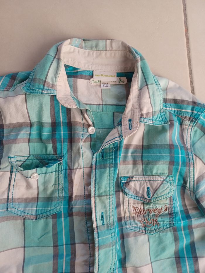 Chemise 4 ans vert baudet - photo numéro 2