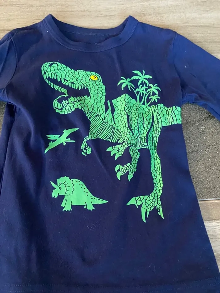 Pyjama manches longues dinosaures 6-7 ans - photo numéro 3