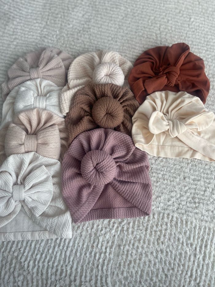 Bandeau bonnet bébé - photo numéro 2