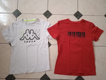 Lot de 2 tee-shirts sport - 10/12 ans