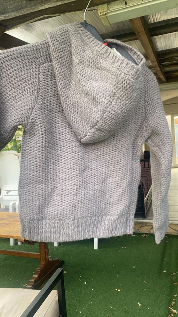 Veste tricot à capuche - photo numéro 5
