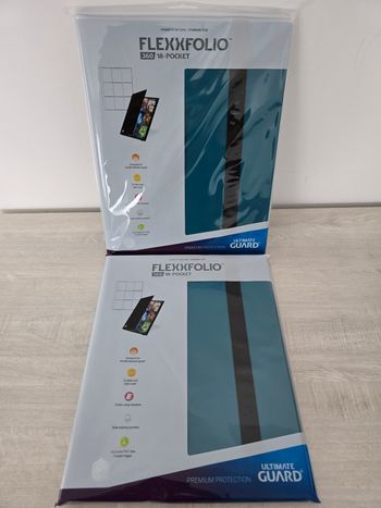 Lot de 2 portfolios Ultimate Guard Flexxfolio 360 Pétrole 